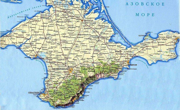 Киев направит Италии ноту протеста за карты российского Крыма