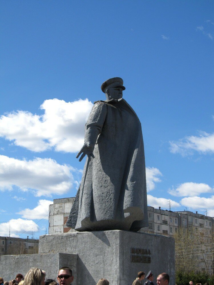 Памятник маршалу Коневу со свалки из Польши