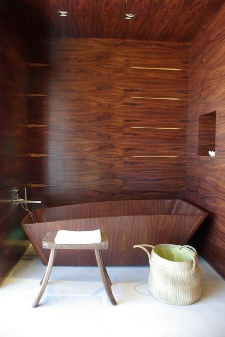 Натуральные материалы в интерьере: идеи для шикарных ванных комнат