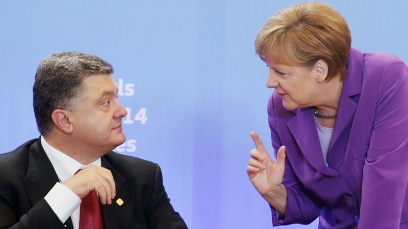 Меркель отчитала Порошенко: Подробности поездки в Берлин