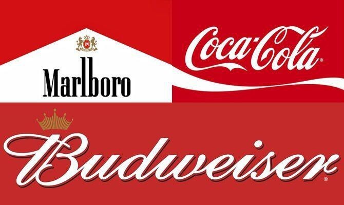 3. Маркетологи распределили в порядке убывания три наиболее дорогих бренда в мире - Мальборо, Кока-Кола и Будвайзер.