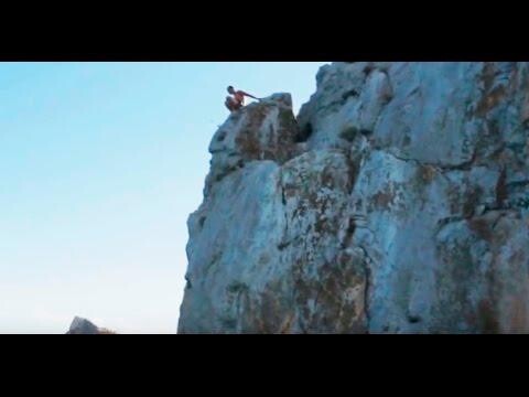 Прыжок со скалы в Крыму на Премию Дарвина. 53 Метра высота 