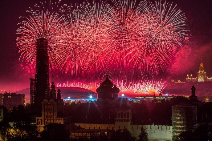 Международный фестиваль фейерверков в Москве