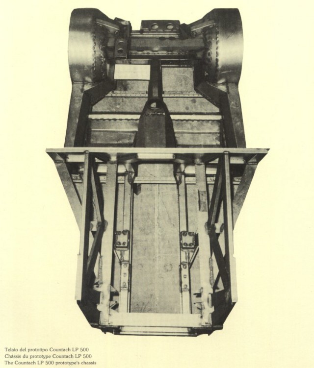 Шасси прототипа LP500: 