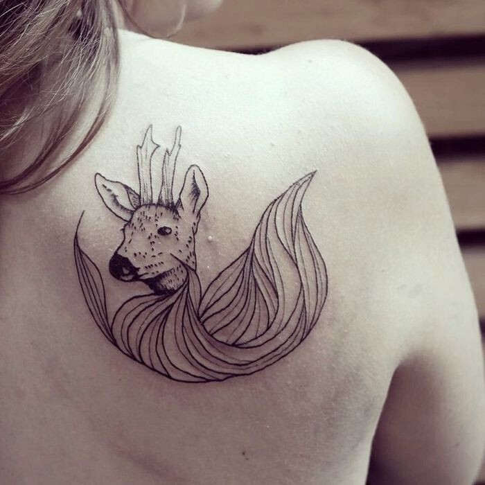 Красивые татуировки дикой природы от художника Шайенна