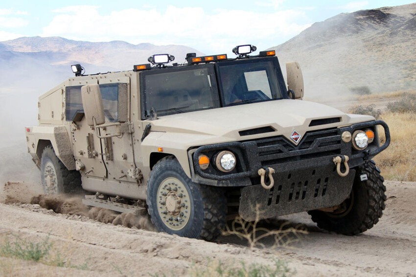 International Saratoga — продукт американской компании Navistar Defense. Машину показали в 2011 году.