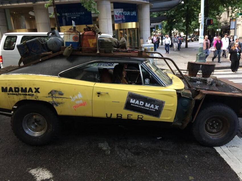 Такси в стиле "Безумного Макса"