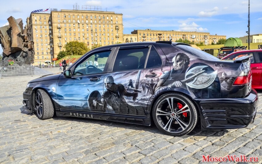 Аэрография на Saab 9,5 Aero