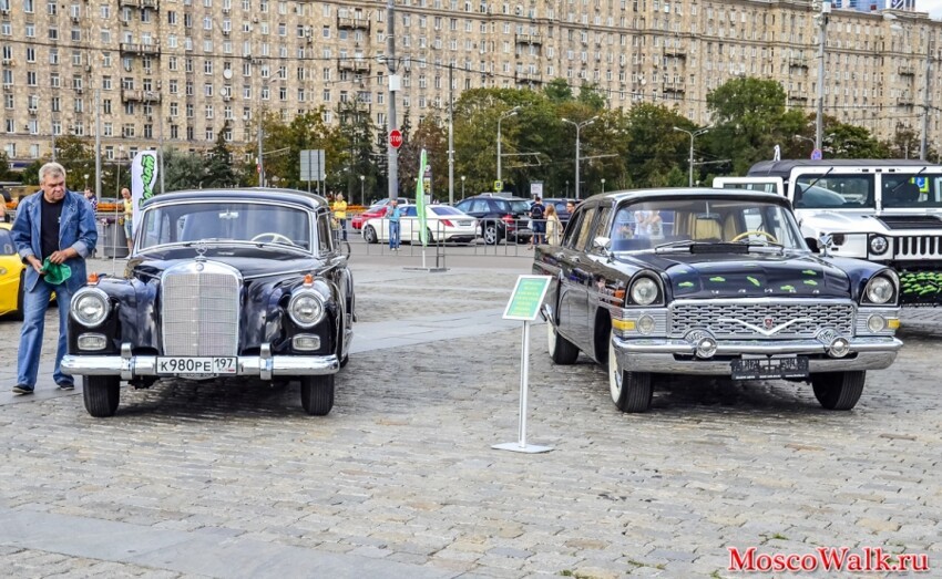 Автомобили представительского класса - ГАЗ Чайка и Мерседес