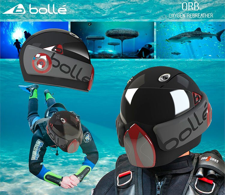 Студент из Великобритании создал подводный шлем-ребризер