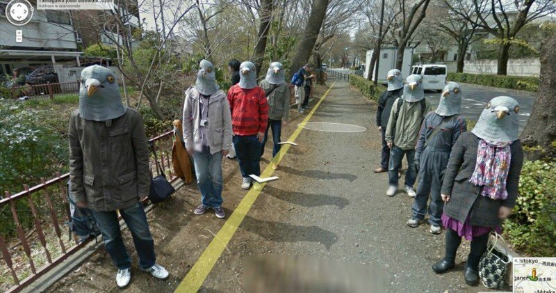 10 самых странных снимков на Google Street View