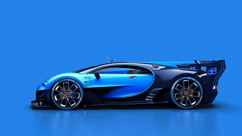 Виртуальный суперкар Bugatti Vision Gran Turismo