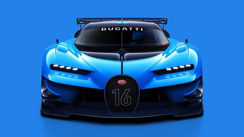 Виртуальный суперкар Bugatti Vision Gran Turismo