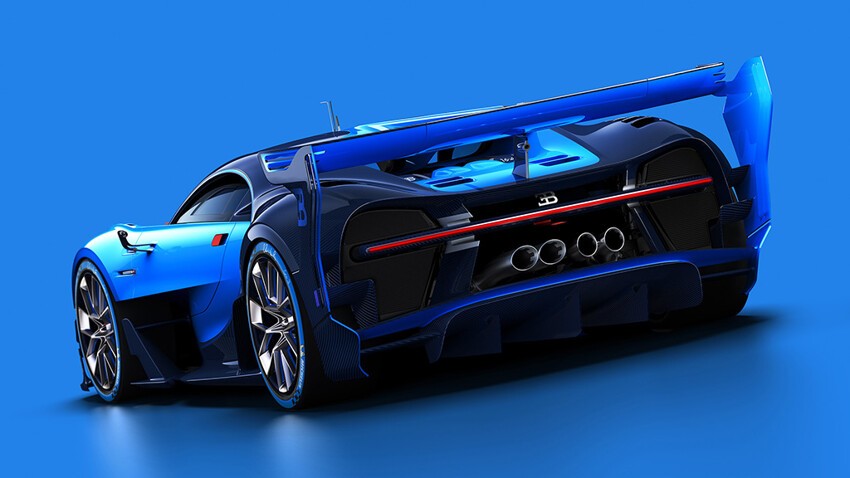 Виртуальный суперкар Bugatti Vision Gran Turismo