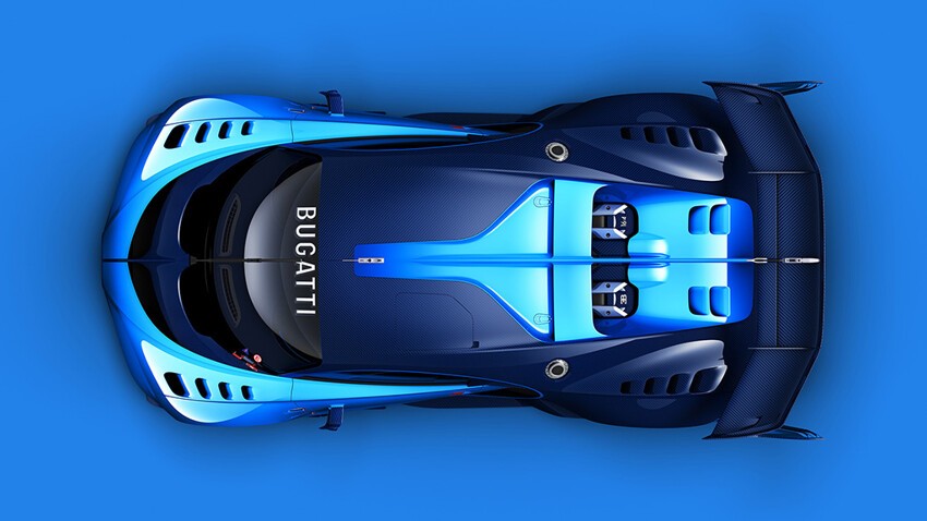 Виртуальный суперкар Bugatti Vision Gran Turismo