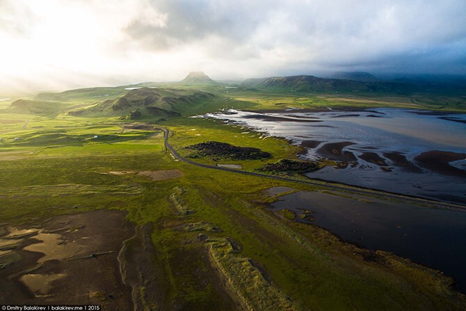 20 самых красивых фотографий Исландии, снятых дроном