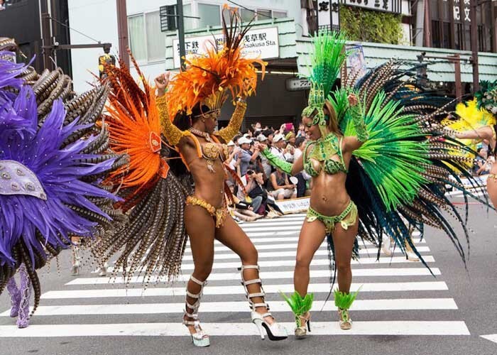 Карнавал самбы по-японски. Asakusa Samba Carnival в Японии