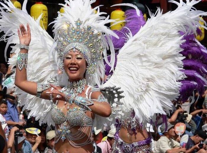 Карнавал самбы по-японски. Asakusa Samba Carnival в Японии