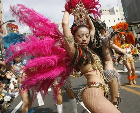 Карнавал самбы по-японски. Asakusa Samba Carnival в Японии