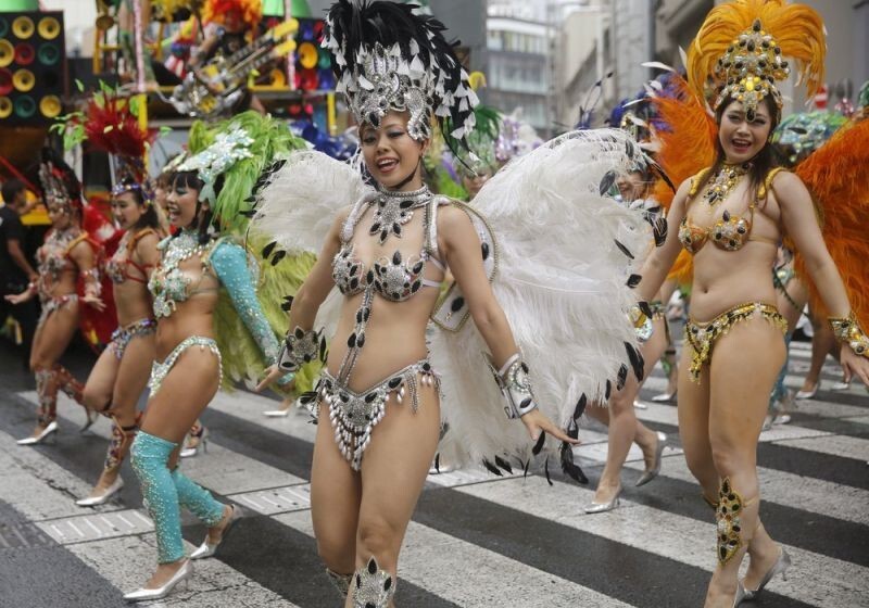 Карнавал самбы по-японски. Asakusa Samba Carnival в Японии