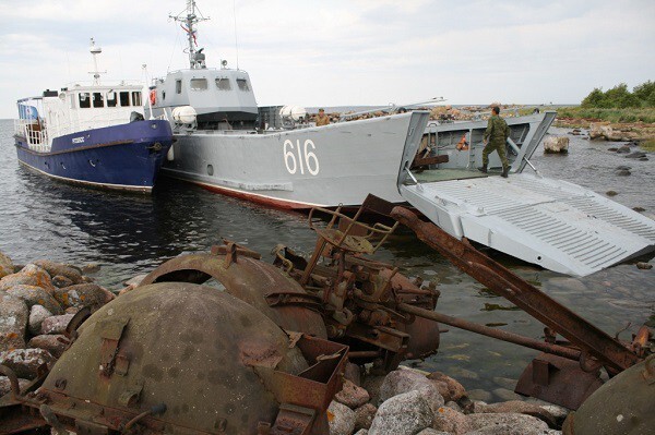 Редкие образцы вооружения нашли на островах Балтийского моря