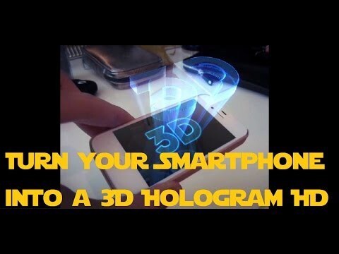 Как сделать голограмму своими руками 3-D 