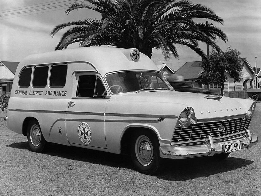 22. "Эмбьюленс" от антиподов - австралийский Chrysler Royal Ambulance by Comeng (AP1) (AUS) '1957–58