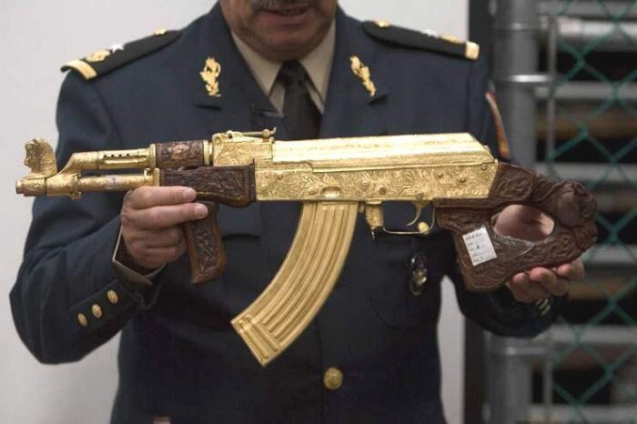 Роскошное оружие мексиканских наркобаронов