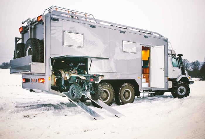 10. Mercedes Zetros 6x6 Expedition Vehicle