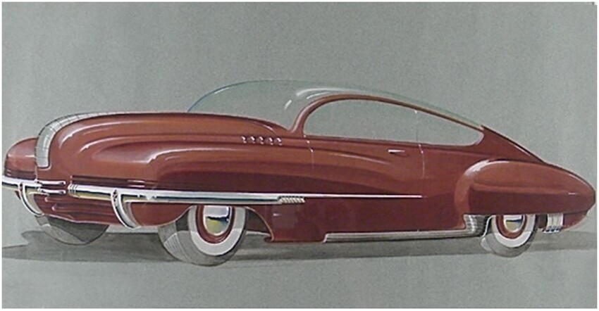 Buick Glass-Top Torpedo Concept Art