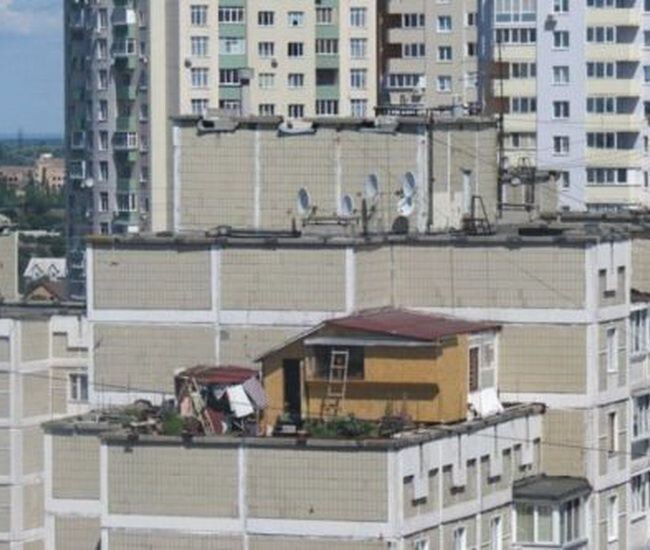 Фазенда прямо на крыше собственного дома