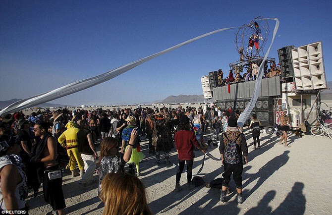  Фестиваль Burning Man с высоты птичьего полета и не только