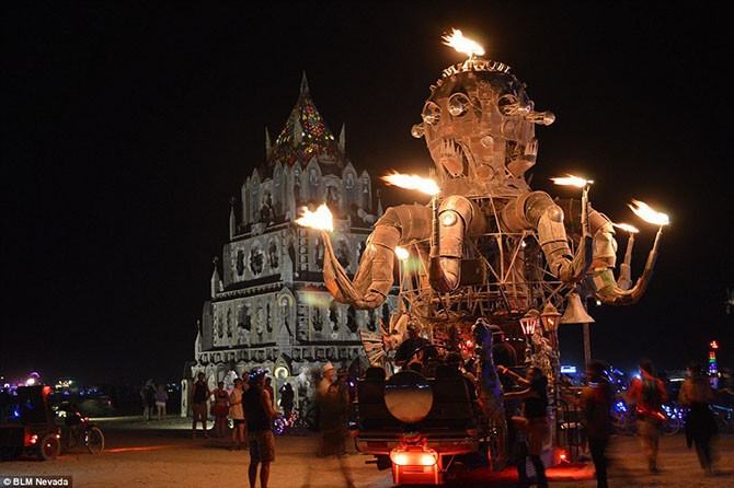  Фестиваль Burning Man с высоты птичьего полета и не только