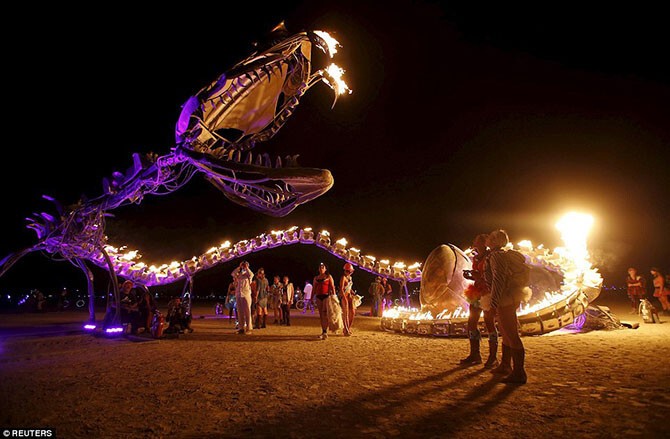  Фестиваль Burning Man с высоты птичьего полета и не только