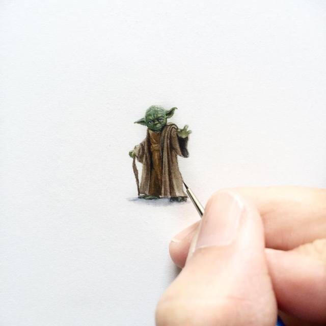 Удивительно точные миниатюрные рисунки Карен Лайбкэп (Karen Libecap)