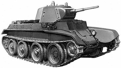 Бой танка БТ-7 сержанта Найдина с колонной немецких танков в районе по