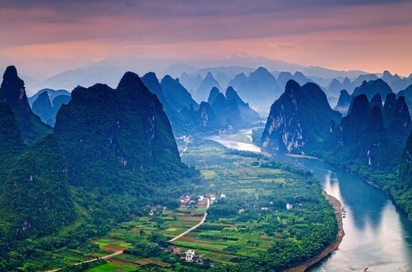 Река Ли, провинция Гуанси, Китай