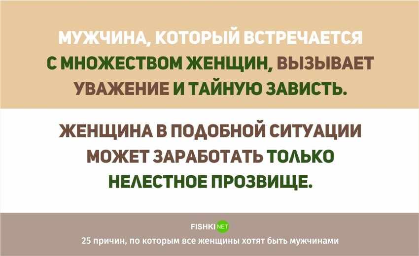 Мужиком быть круто или 25 причин, по которым некоторые женщины хотят быть мужчинами 