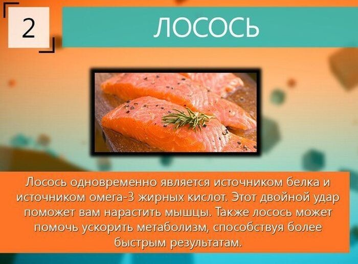 10 самых лучших продуктов для роста мышц