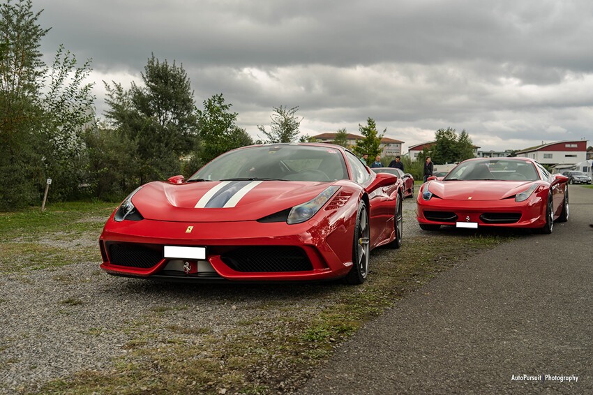 Встреча владельцев Ferrari в Швейцарии