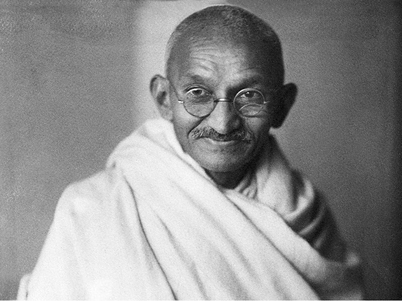 3. Махатма Ганди.