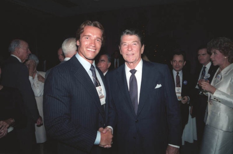 На встрече с президентом США Р.Рейганом,1984 года