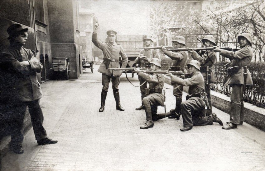 5. Расстрел коммуниста, Германия, 1919 год.