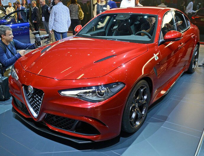 Alfa Romeo Giulia приехала во Франкфурт