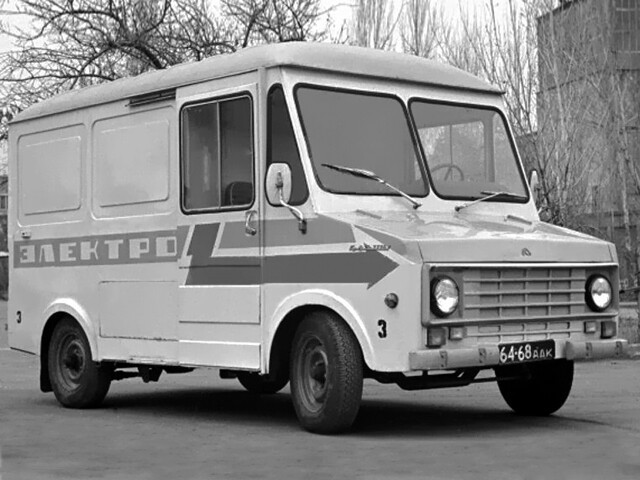  1974 год, электромобиль ЕрАЗ-3731.