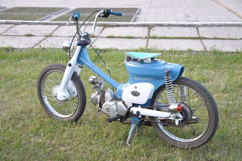 Кастом-мопед Honda Super Cub своими руками