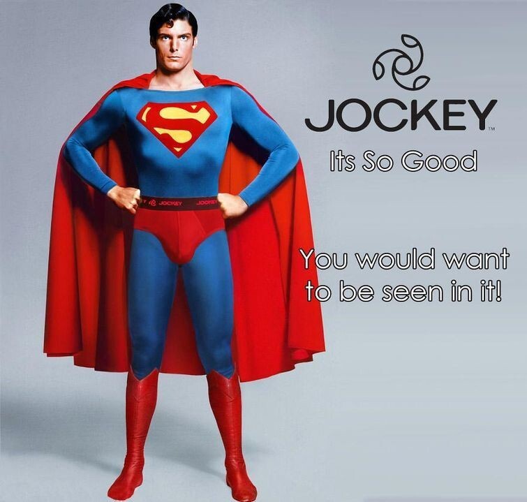  Супермен любит трусы Jockey