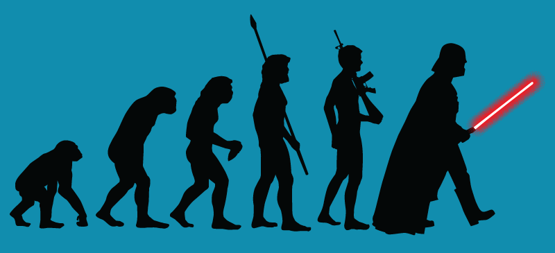 Эволюция в иллюстрациях