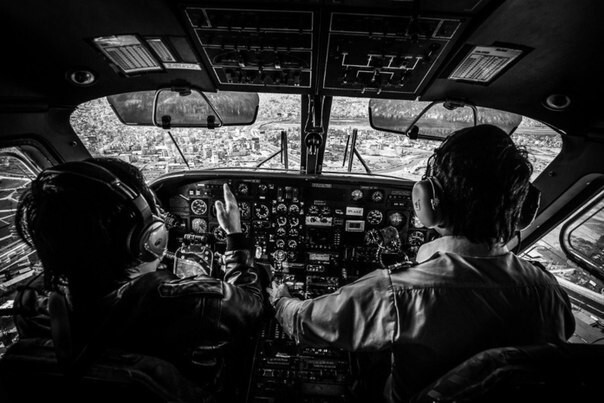Еще одна подборка фотографий, сделанных пилотами из кабин самолетов