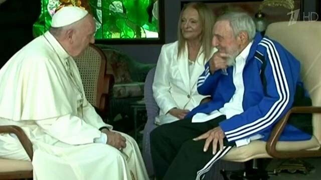 Папа Римский Франциск встретился с Фиделем Кастро
